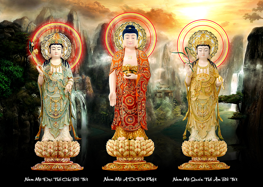 Tranh Tam Thế Phật (9412)